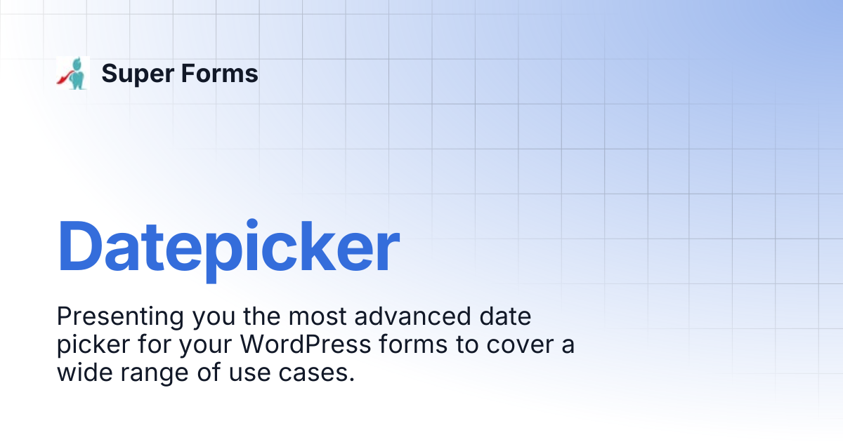 Datepicker | Super Forms