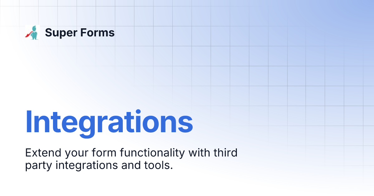 Integrations super forms